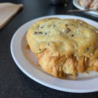 Cookie croissant at Woodhouse Bakery + Coffee  Shop  in Columbus
