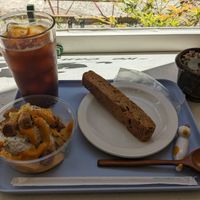 Food at Moonggoojeom Vegan Bakery in Busan