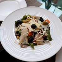 Vegan parmesan salad at Vegan House Cafe & Restaurant  in Lalitpur