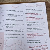  Neu: Veganer Burger   at Bella Ciao in Wittdun