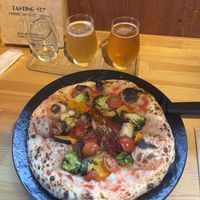 Vegan pizzaa  at Pub Stop Pizza & Bar in Hakone