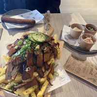 Frites Vegan Kebab + Frikandel vegetarisch   at Restaria Markt 41  in Helmond