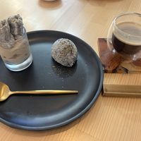 Coffee and dessert  at Soy Love U in Tokyo