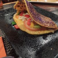 Cachapa de verduras (muy llenadora) #Veganuary at Cafe & Bar Bohemio in La Palma