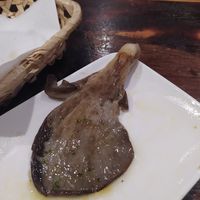 Setas de Albacete a la plancha #Veganuary at Cafe & Bar Bohemio in La Palma