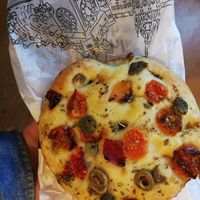 Focaccia at Schlossberg Bäckerei in Graz