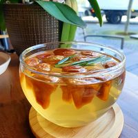 Rooibos Apple Caramel Tea at Cafe Gaon in Neuss
