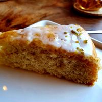 Lemon cake at Cafe Gaon in Neuss