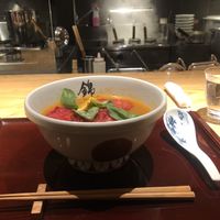 Open kitchen  at Ramen Nishiki in Kyoto