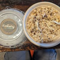 Quinoa based Koshary bowl at Koshary Corner in Baltimore