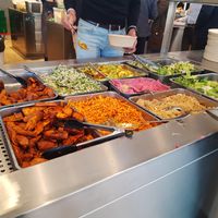 Cold buffet at roots kitchen in Zurich