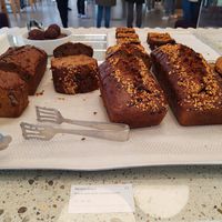 Cakes at roots kitchen in Zurich
