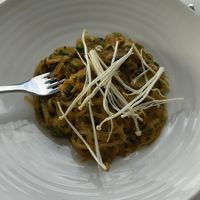 Sweet potato noodles main at Harbourfront Seafood Restaurant  in Wollongong