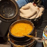 Delicious vegan dish at Meaza's Place in Frankfurt