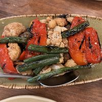 Roasted vegetables   at Grilandia - Wimbledon in South West London