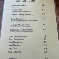 Special drinks   at Café Walter in Cologne