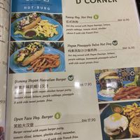 Menu  at Yeah Cafe in Kota Kinabalu
