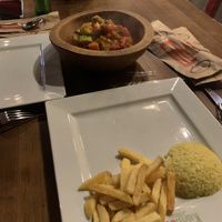 Rice and fries with clay pot  at Rumist in Istanbul