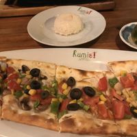 Veggie pies , no cheese at Rumist in Istanbul