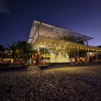 Front from the beach at Mambo Beach Resort in Penida Island
