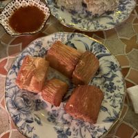 Cassava wedges. Yummy with salt!   at Mambo Beach Resort in Penida Island