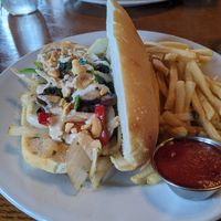Philly cheesesteak #Veganuary at Davenport Roadhouse in Davenport