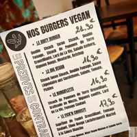 Several choice of burgers at Les Preuves Du Contraire in Bordeaux