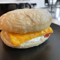 Egg and Cheese sandwich   at Jet Black Coffee Company - Concordia in Portland