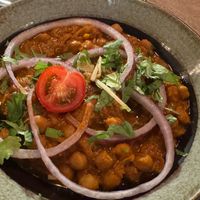 Chana masala  at Masala Politics in Oslo