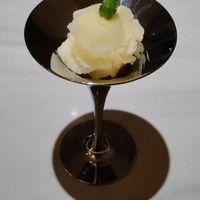 The Fruit Picker: sorbet on pineapple jelly at Curious Table in Taipei