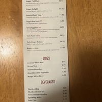   at Vong's Thai Restaurant in Pittsfield