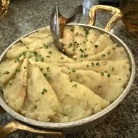 Side mashed taters  at Bellagio - Harvest in Las Vegas