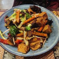 Mushroom Tofu Stirfry #Veganuary at The Diversity Restaurant in Christchurch