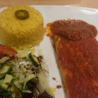 Vegan Enchiladas at Tia's Mexican and Mediterranean Restaurant in Durham