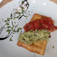 The chimichanga of my dreams - I could eat them all day! at Tia's Mexican and Mediterranean Restaurant in Durham