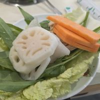 Assortment of fresh veggies at Lemongrass Hotpot  in Davie