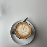 Soy latte with added “mushroom mind"  at Terror Twilight in Collingwood