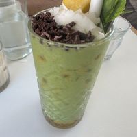 Green smoothie   at Terror Twilight in Collingwood