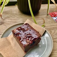 Raspberry brownie  at Just Between Friends in Manchester