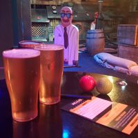 Crazy golf + vg beer = 😊 at Mr Mulligans in Newcastle Upon Tyne