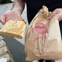 Apple strudel (white pastry)  at Pekarna Peçjak  in Ljubljana