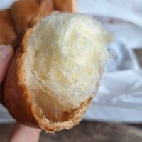 Plain croissant didn't really taste and look like a croissant, more like a yeast dough pastry at Pekarna Peçjak  in Ljubljana