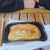 Vegan meat burek at Pekarna Peçjak  in Ljubljana