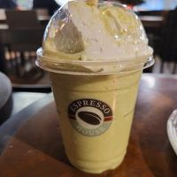 Frapino Vegan Matcha with whipped soy cream at Espresso House - Stovner Center in Oslo