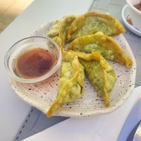 Gyozas veganas at Sushi Time Nikkei in Port De Sagunt