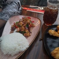 Hot and spicy tofu at Asian Vegan Kitchen in Istanbul