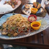 Pad thai at Asian Vegan Kitchen in Istanbul