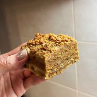 Vegan "Honey" cake (Medovik) at Veg Mama Made in Yerevan