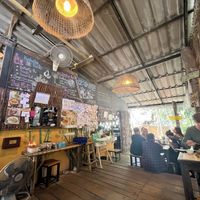 Interior of cafe  #Veganuary at Earth Tone in Pai