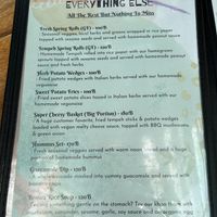 Menu  at Earth Tone in Pai
